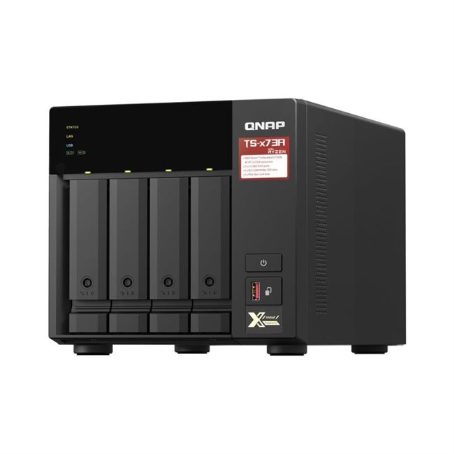 QNAP TS-473A-8G 4 Schächte NAS RAM 8GB + 72TB 4x18TB ST18000NE000