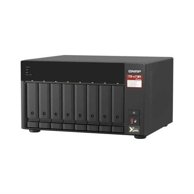 QNAP TS-873A-8G 8 Schächte NAS RAM 8GB + 80TB 8x10TB WD102KFBX