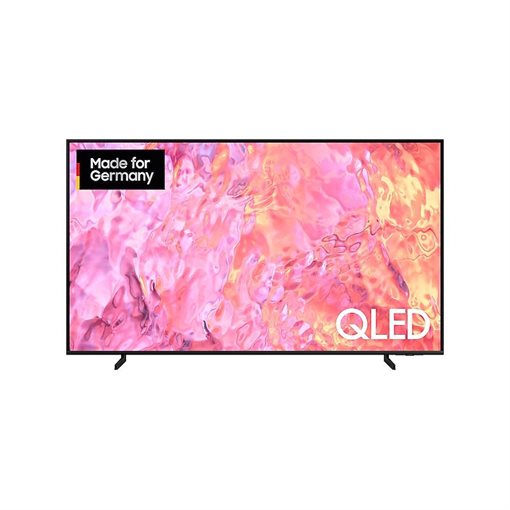 Samsung GQ75Q60CAU 189cm 75Zoll Q60C QLED 4K UHD HDR Schwarz 2023