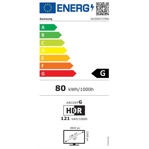 Samsung GU55DU7199U 138cm 55Zoll DU7199 Series 2160p 3840x2160 HDR Schwarz