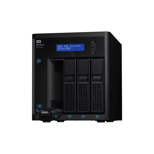 WD My Cloud EX4100 WDBWZE0160KBK 4 Schächte 16TB HDD 4TBx4 RAID 0, 1, 5, 10