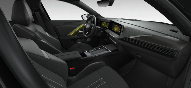 Opel Astra Sports Tourer ST Hybrid 107kW eDCT Benzin Schwarz