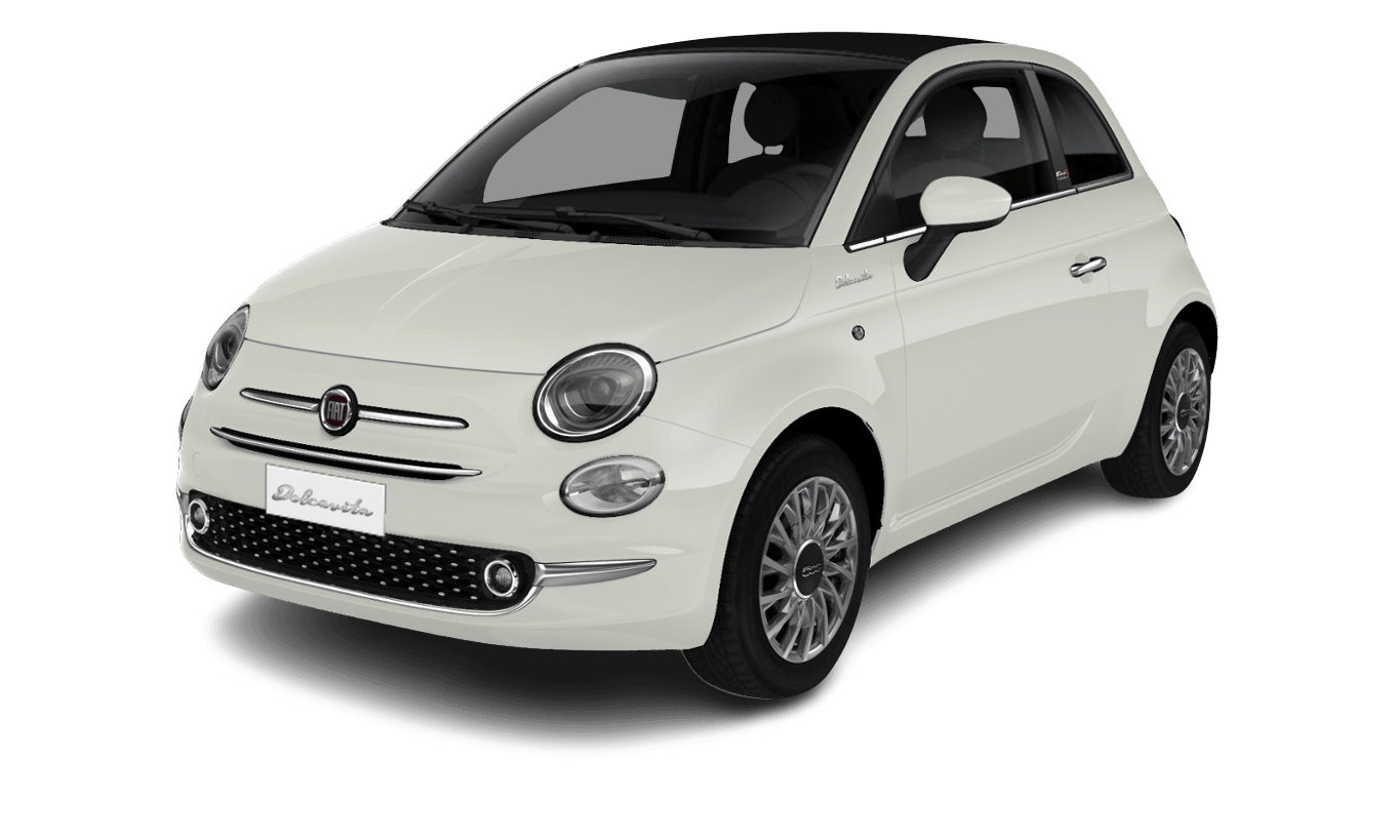 Fiat 500C 1.0 Hybrid Benzin Weiß