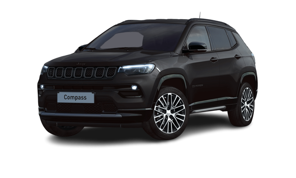 Jeep Compass 1.5l GSE T4 48V e-Hybrid Benzin Schwarz