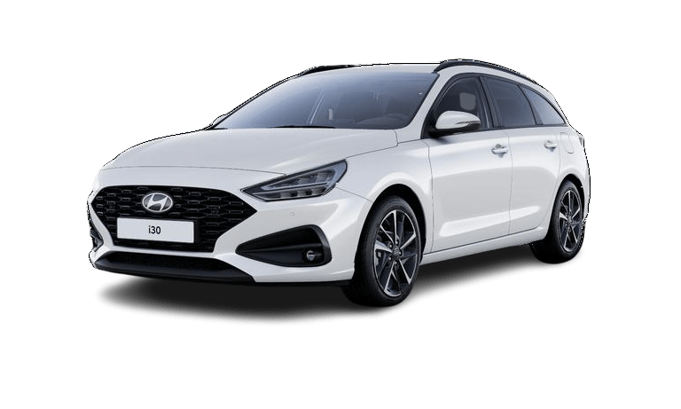 Hyundai i30 Kombi 1.5 T-GDI Hybrid Benzin Weiß