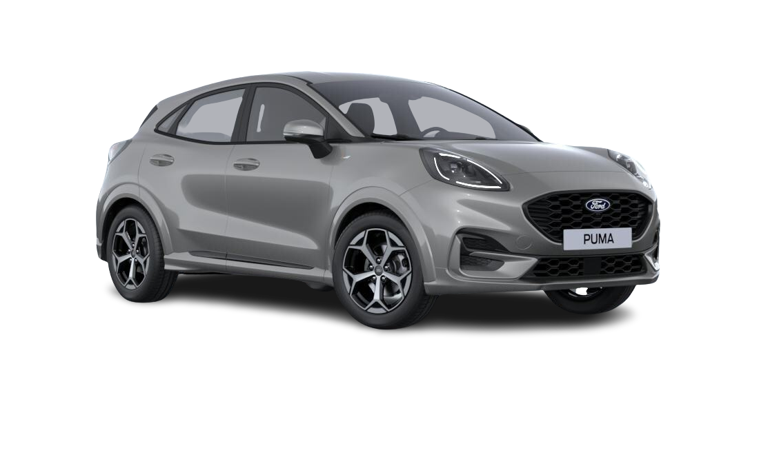 Ford Puma 1,0 EcoBoost Hybrid 92kW Benzin Silber