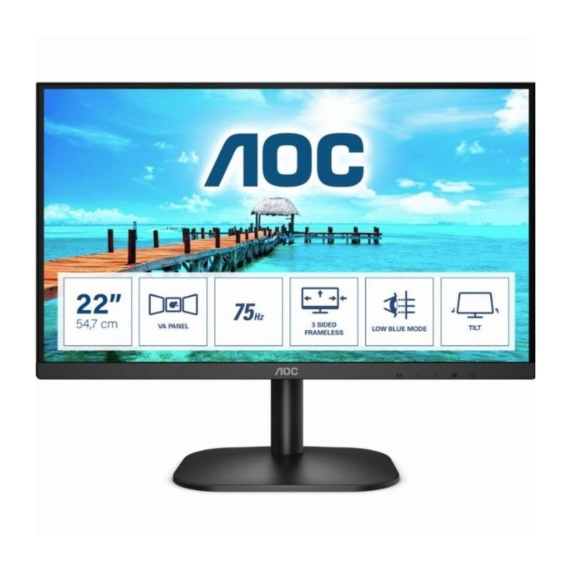 AOC B2 22B2H/EU, 54,6 cm (21.5 Zoll), 1920 x 1080 Pixel, Full HD