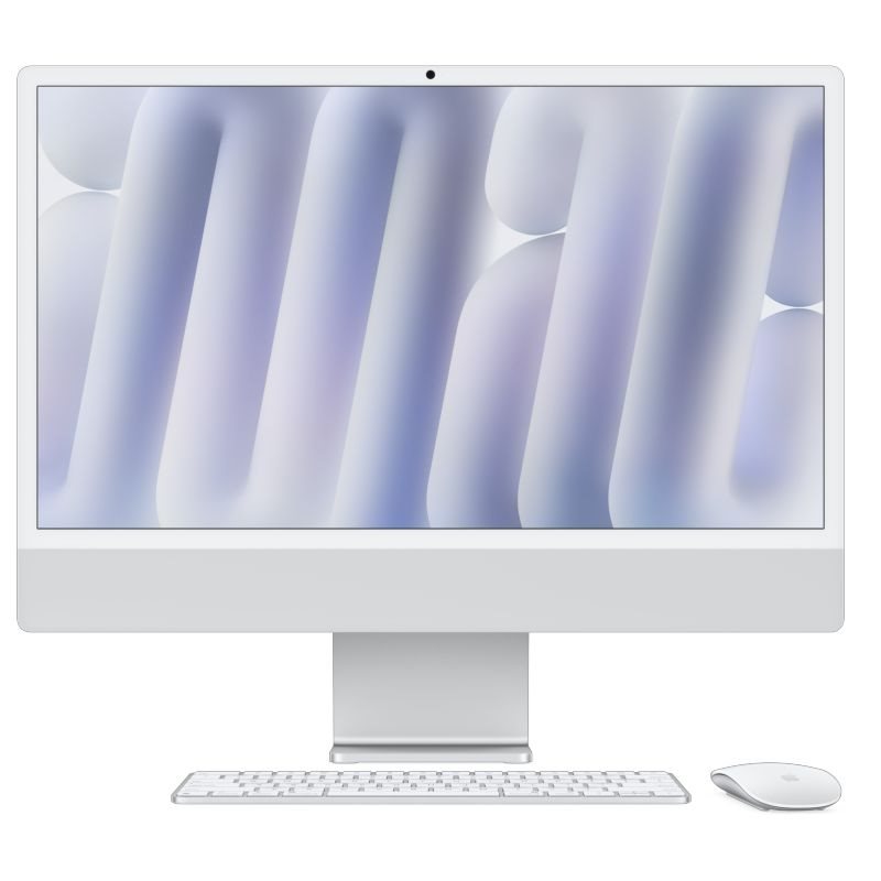 Apple iMac M4 512GB SSD 24GB Apple M4 10-core macOS AiO Silber