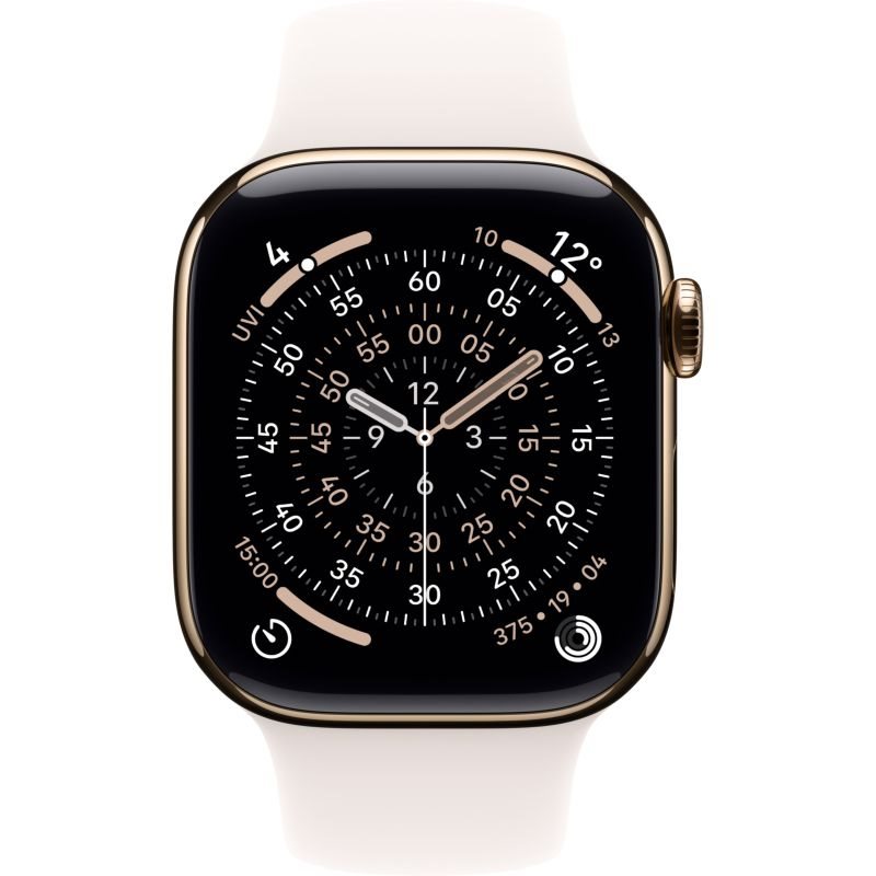 Apple Watch Series 11 Gold Titan Band:Hellrosa Gr, M/L 64GB 42mm LTE GPS
