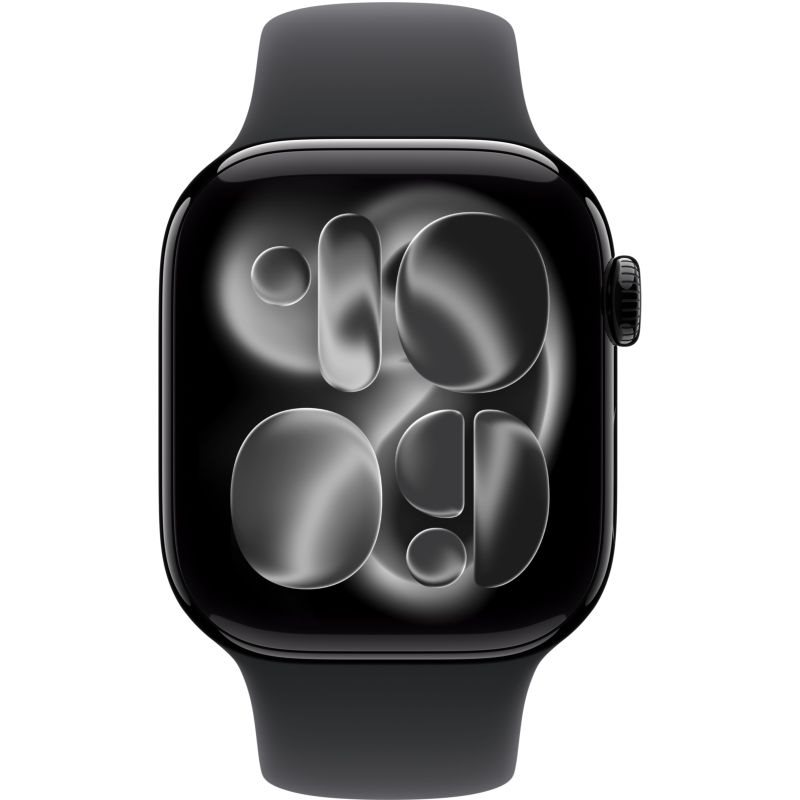 Apple Watch Series 11 Jet Black Alu Band:Schwarz Gr, M/L 64GB 42mm GPS