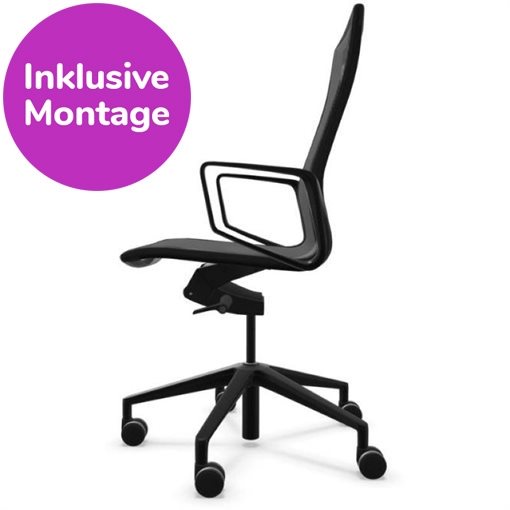 InWerk Bürostuhl Victorio Schwarz 100 kg