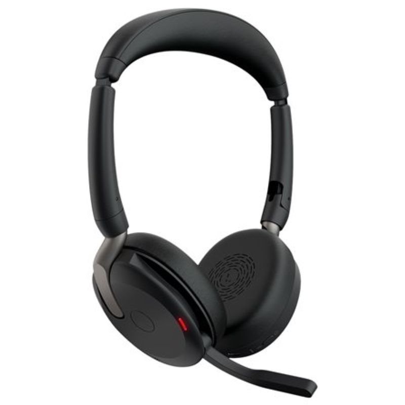 Jabra Evolve2 65 Flex UC Stereo Headset mit kabelloses Ladepad