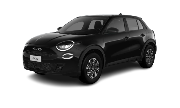 Fiat 600 1.2 Hybrid T3 81 kW Benzin Schwarz