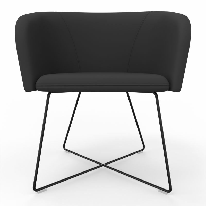 Nowy Styl NAUDU ARMCHAIR CFSX-ROD schwarz/grau