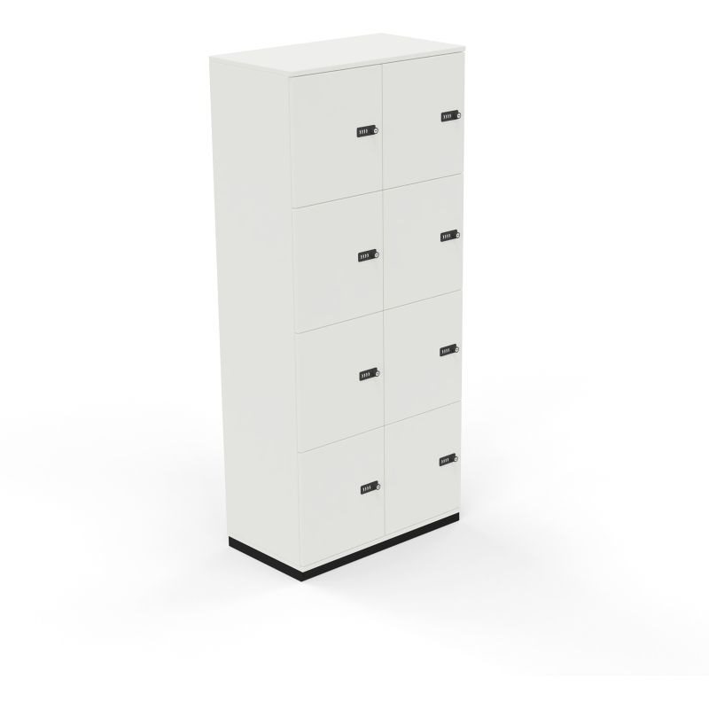 Nowy Styl Puzlo Schließfachschrank Volltür B80cm x T44,5cm x H196cm
