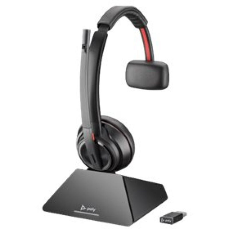 Poly Savi 8210 UC Standard Headset On-Ear DECT 6,0 kabellos