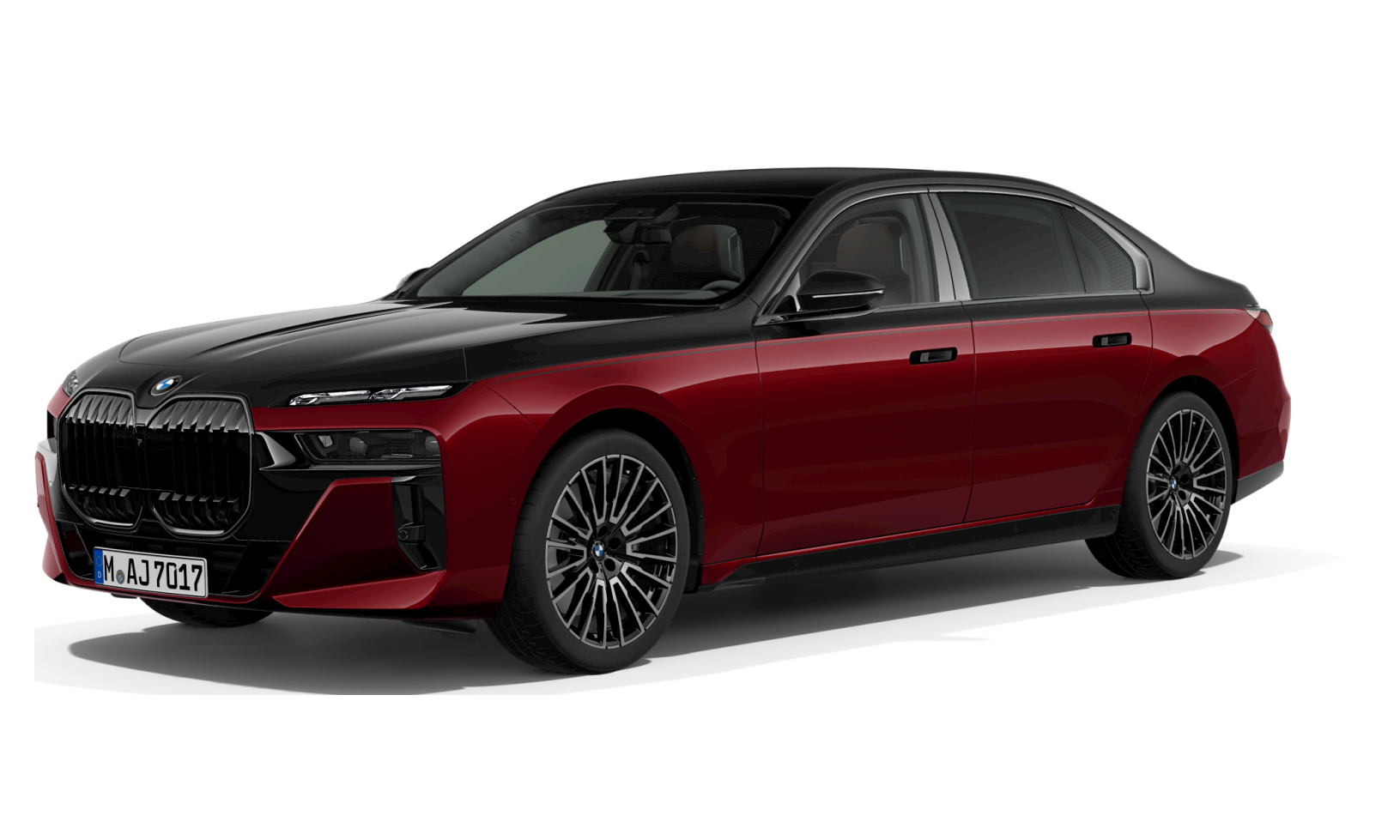 BMW 7er Limousine 740d xDrive Diesel Rot