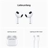 Apple AirPods 3.Gen True Wireless-Kopfhörer mit Mikrofon In-Ear weiß