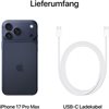 Apple iPhone 17 Pro Max MFYP4ZD/A 256GB Deep Blue 17,5cm 6,9Zoll 5G