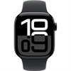 Apple Watch Series 10 Jet Black Alu Band: Schwarz Größe M/L 64GB 46mm