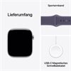 Apple Watch Series 11 Alu, Silber Band:Purple fog Gr, S/M 64GB 46mm GPS