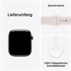 Apple Watch Series 11 Gold Titan Band:Hellrosa Gr, S/M 64GB 46mm LTE GPS