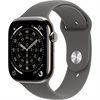Apple Watch Series 11 Natürliches Titan Band:Stone Gray Gr, S/M 64GB 46mm