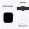 Apple Watch Series 11 Space grau Alu Band:Schwarz Gr, M/L 64GB 46mm LTE