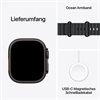 Apple Watch Ultra 3 Black Titanium Band:Schwarz 64GB 49mm