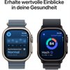 Apple Watch Ultra 3 Natürliches Titan Band:Hellblau Gr, L 64GB 49mm