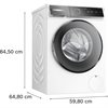 Bosch Serie 8 WGB244071 Waschmaschine Frontlader 9kg Weiß