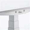 Eliot Schreibtisch hvst, Lock White Multiplex Weiß / Weiß B160cm x T79cm