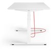 Eliot Schreibtisch hvst, Lock White Multiplex Weiß / Weiß B160cm x T79cm