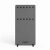 InWerk Akustiktrennwand Akustix Dunkelgrau B80cm x H160cm