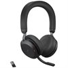 Jabra Evolve2 75 MS Headset On-Ear Bluetooth kabellos USB-A Schwarz