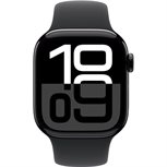 Apple Watch Series 10 Jet Black Alu Band: Schwarz Größe M/L 64GB 46mm