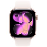 Apple Watch Series 11 Alu, Roségold Band:Hellrosa Gr, M/L 64GB 42mm LTE