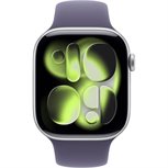 Apple Watch Series 11 Alu, Silber Band:Purple fog Gr, S/M 64GB 46mm GPS