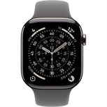 Apple Watch Series 11 Natürliches Titan Band:Stone Gray Gr, M/L 64GB 46mm