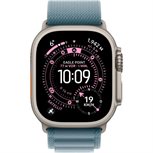 Apple Watch Ultra 3 Natürliches Titan Band:Hellblau Gr, M 64GB 49mm