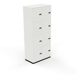 Nowy Styl Puzlo Schließfachschrank Volltür B80cm x T44,5cm x H196cm