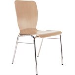 Nowy Styl WING II Besucherstuhl Gestell: Chrom